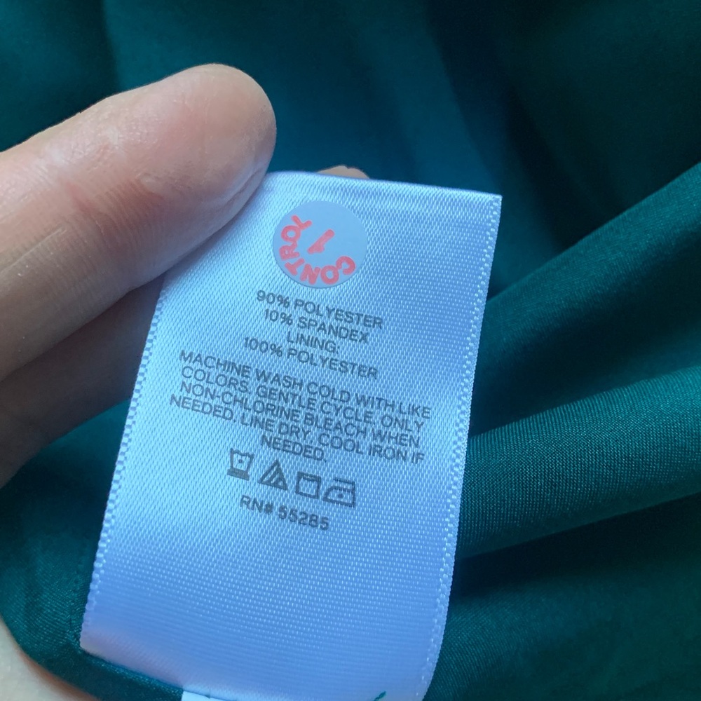 Express Teal Women's Blazer size S NWT classic elegant one button career preppy - Picture 7 of 9